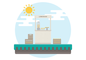 Lemonade Stand - Kostenloses vector #440653